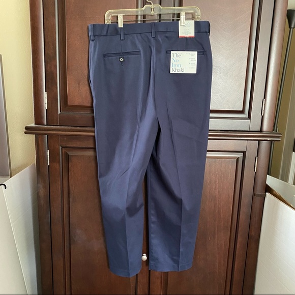 Croft & Barrow Classic-Fit Navy Blue Pants Size 34 - Picture 7 of 15